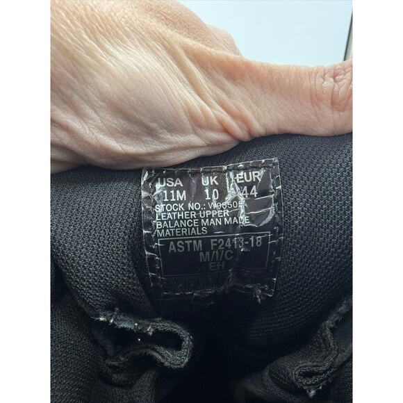 Wolverine Men’s 11M Steel Toe Work Boots ASTM F2413 Oil Resistant Black - Picture 5 of 10